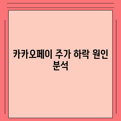 카카오페이 주가 폭락 | 개인정보 유출 논란의 영향 점검