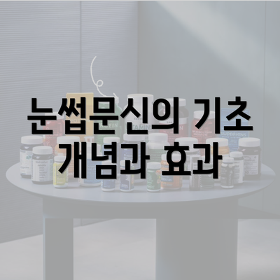 눈썹문신의 기초 개념과 효과