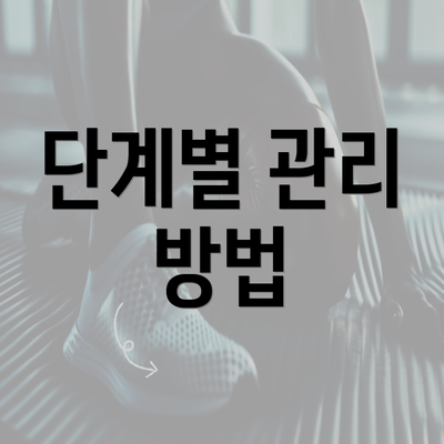 단계별 관리 방법