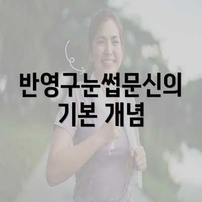 반영구눈썹문신의 기본 개념