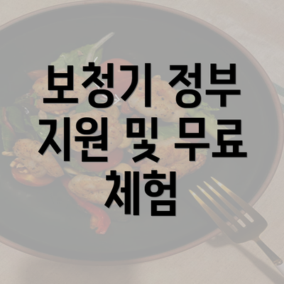 보청기 정부 지원 및 무료 체험