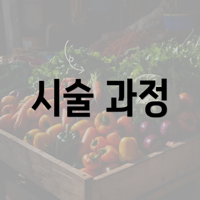 시술 과정