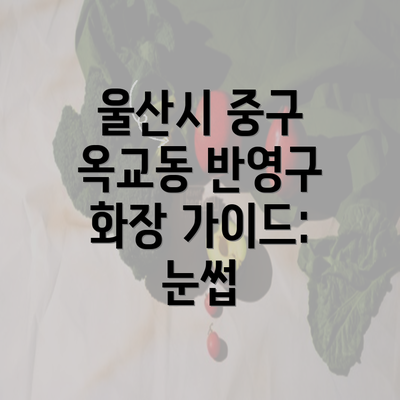 울산시 중구 옥교동 반영구 화장 가이드: 눈썹