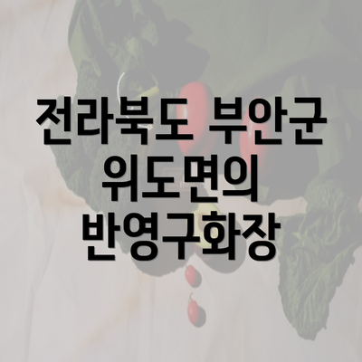 전라북도 부안군 위도면의 반영구화장