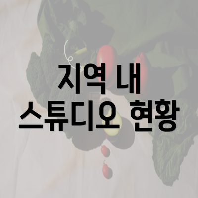 지역 내 스튜디오 현황