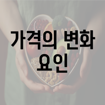 가격의 변화 요인