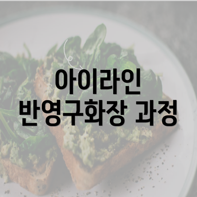 아이라인 반영구화장 과정