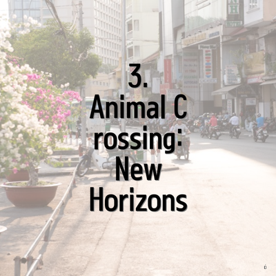 3. Animal Crossing: New Horizons