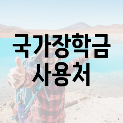 국가장학금 사용처