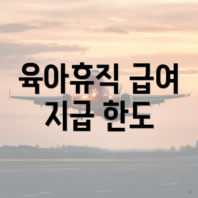 육아휴직 급여 지급 한도