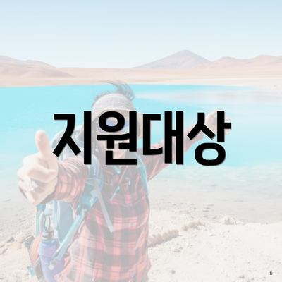 지원대상