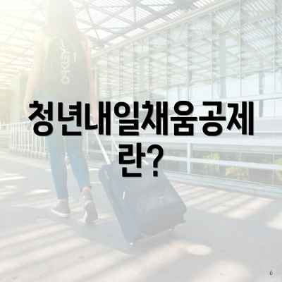 청년내일채움공제란?
