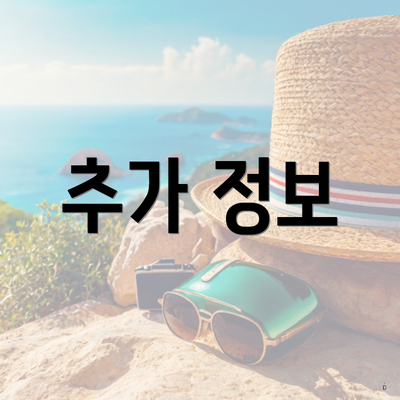 추가 정보