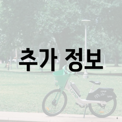 추가 정보