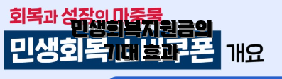 민생회복지원금의 기대 효과